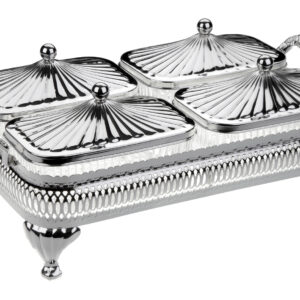 4 Pce Oblong Party Set 0/4925 - Queen Anne