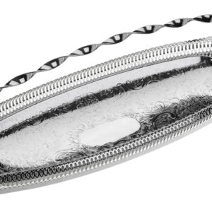 Gallery sandwich tray with swing handle 0/5991 - Queen Anne