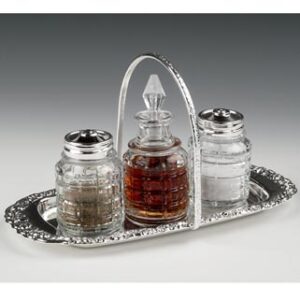 3 Pce Cruet Set 0/6253/2 - Queen Anne