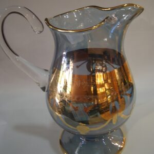 Crystal Pitcher - Hand Cut - Mouth Blown