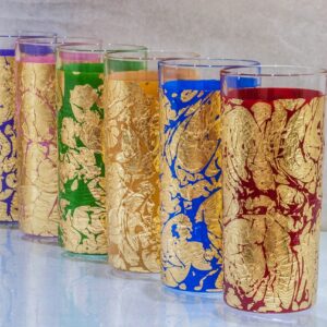 Set of 6 Highball Crystal-Glasses