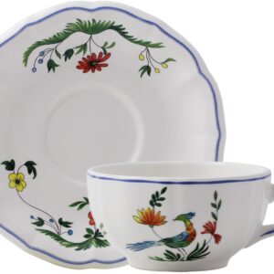 Set of 6 Pcs, TEA CUP & SAUCER, 2 PAIRS