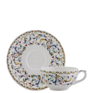 Set of 6 Pcs, TEA CUP & SAUCER, 2 PAIRS