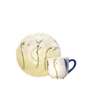Set of 6 Pcs Coffee cup & saucer, 2 pairs