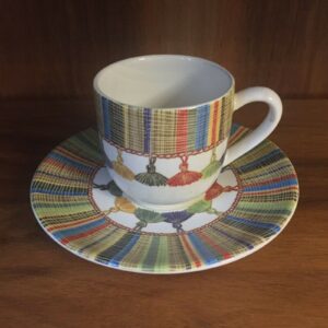 Set of 6 Pcs, COFFEE CUP & SAUCER, 2 PAIRS