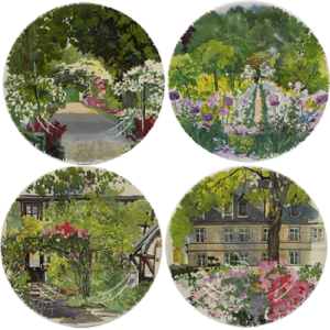 SET OF 4 MEDUM PLATES