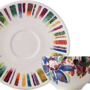 Set of 6 Pcs, TEA CUP & SAUCER, 2 PAIRS