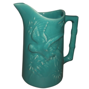 Turquoise Parrot Pitcher