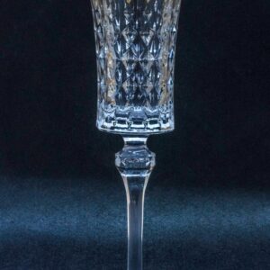 set of 6 Crystal, Flute Goblets
