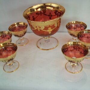 Compote Set 7 Pcs, Crystal