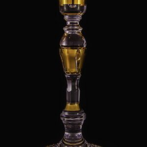 Bohemia Czech Crystal candlestick
