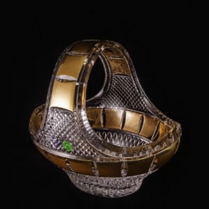 Bohemia Czech Crystal heart Candy Bowl