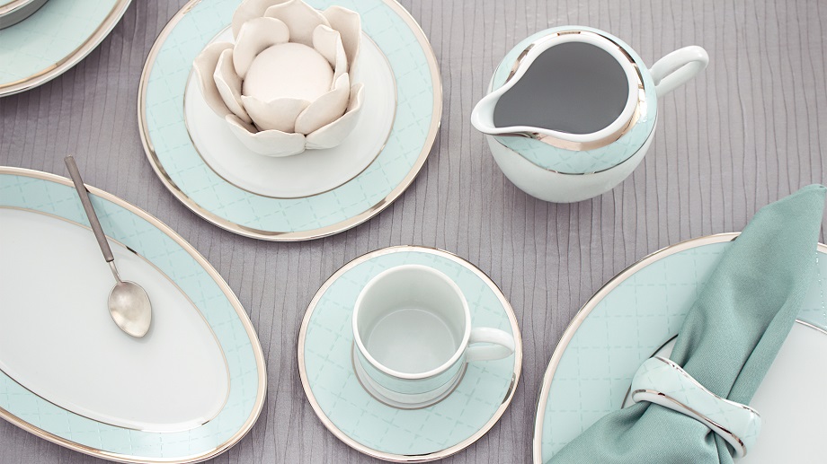 ETHEREAL BLUE/Dining set 112 Pcs - Image 2
