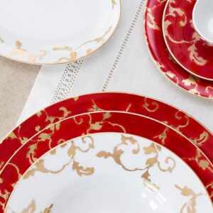 Gold Ruby/Dining set 112 Pcs