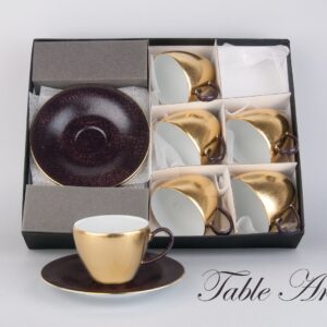 TEA SET GOLDEN VELVET 12 Pcs