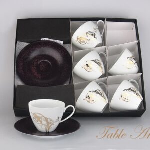 TEA SET ROMANTIC VELVET 12 Pcs