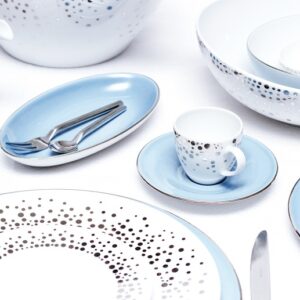 SILVER RAIN/Dining set 112 Pcs