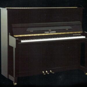 UPRIGHT PIANO & CHAIR ,119 CM. BLACK, FRANZ SANDNER