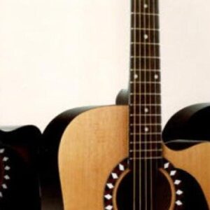 GUITAR &CASE. 41 INCH.FRANZ SANDNER